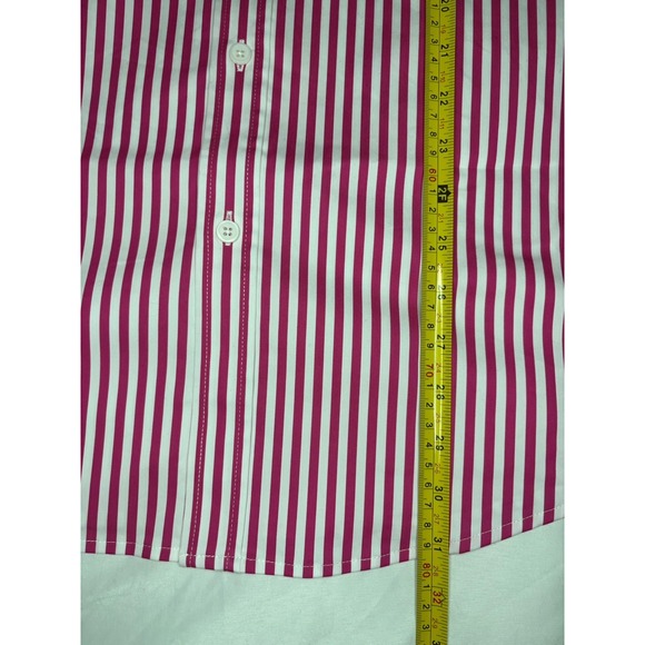 G/Fore G4 Men's Medium Long Sleeve Button Up Shirt Pink Striped Skull NWT $185 - Picture 5 of 8